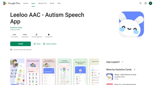 Leeloo AAC - Autism Speech App