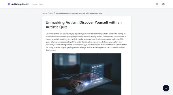 Unmasking Autism: Discover Yourself with an Autistic Quiz