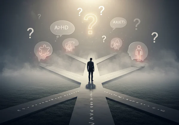 人物在自我发现和神经多样性的复杂路径中导航