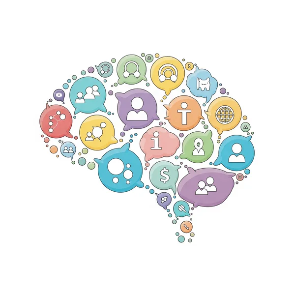 Conceptual image of diverse autistic traits and spectrum.